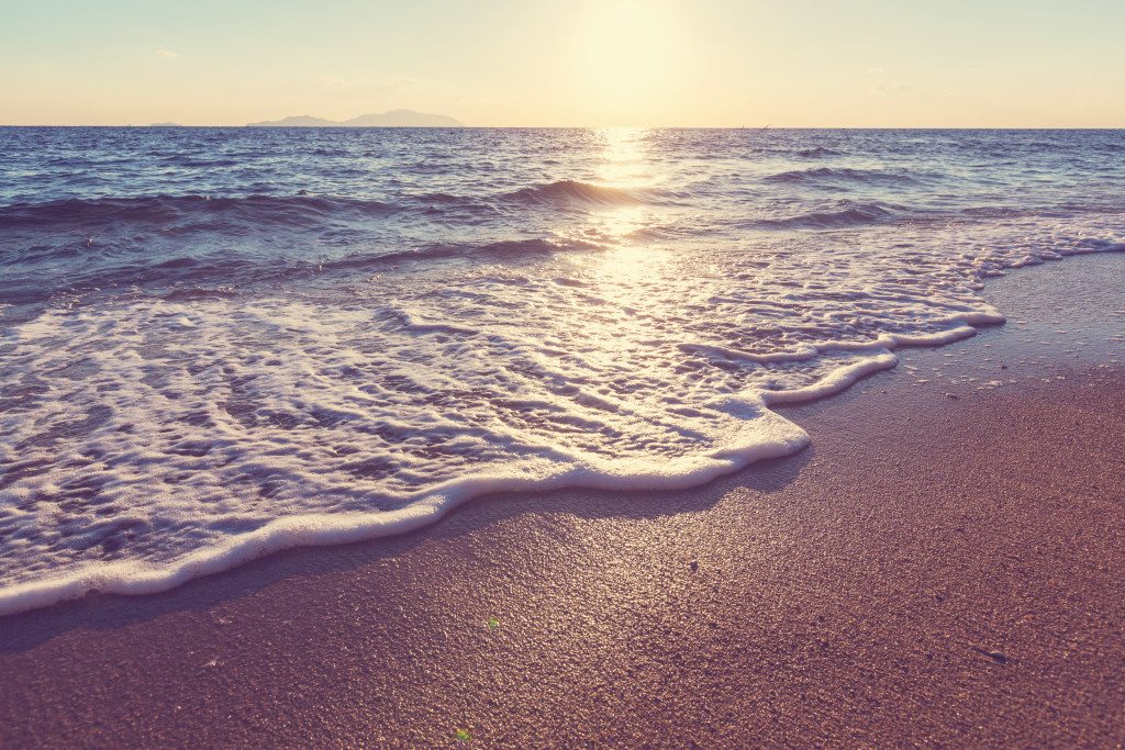 Sea sunset
